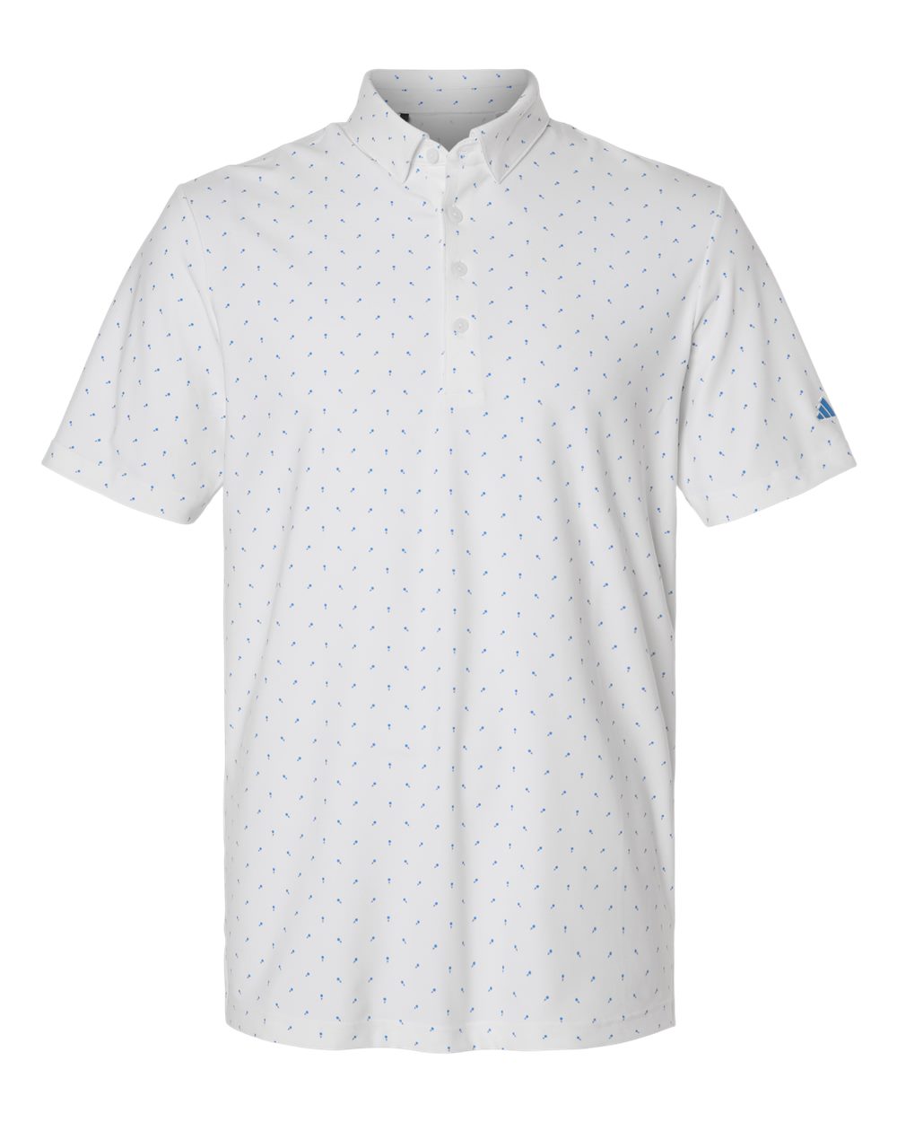 Men's Ultimate365 Micro Print Polo - White
