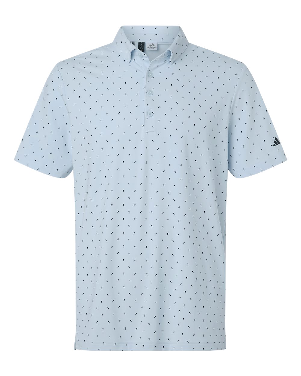 Men's Ultimate365 Micro Print Polo - Crystal Sky