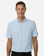 Men's Ultimate365 Micro Print Polo - Crystal Sky