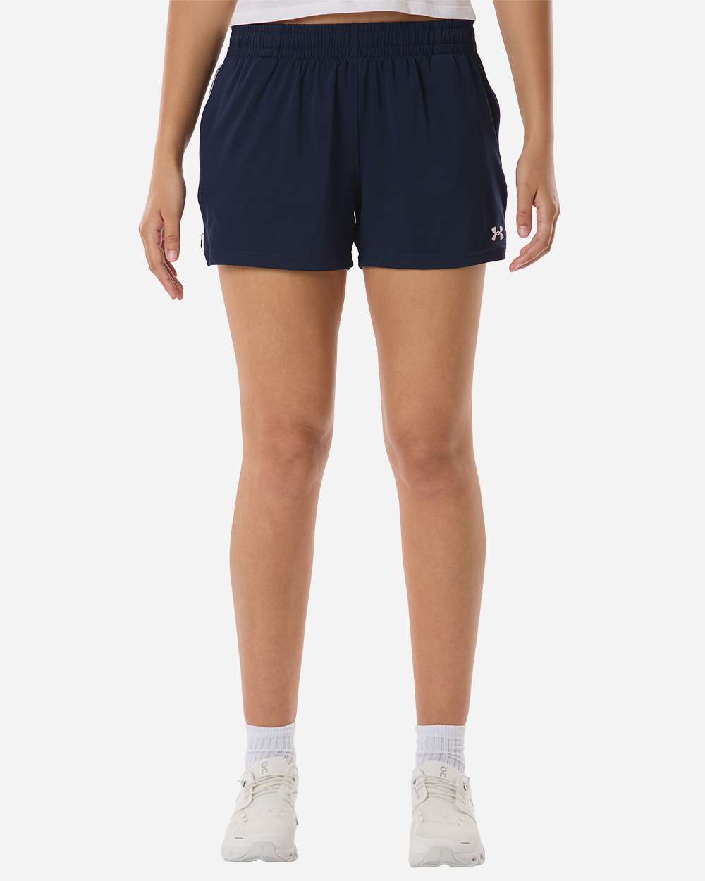 Women's Team Tech 3" Short - Midnight Navy/ White