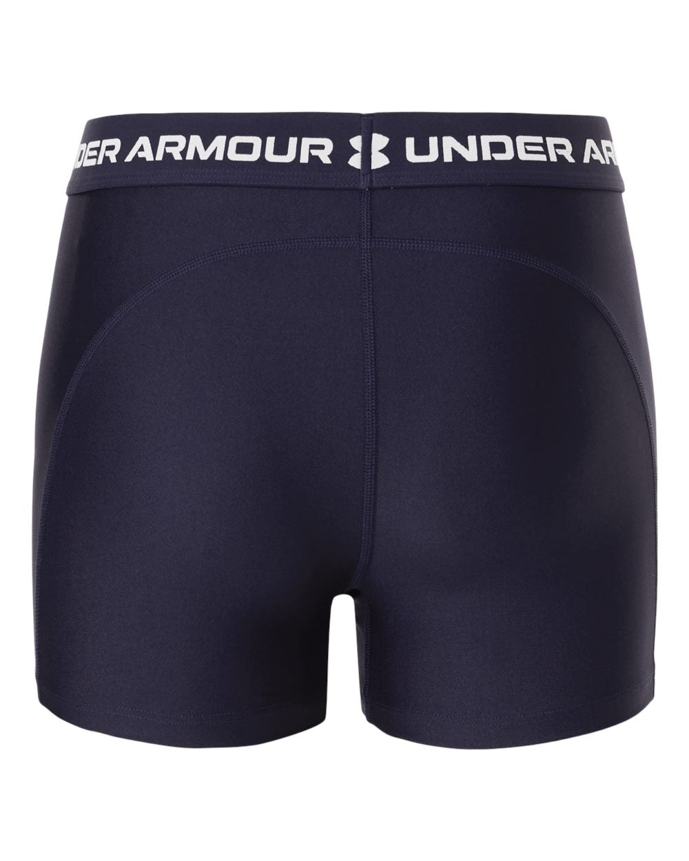 Women's HeatGear 3" Shorty - Midnight Navy/ White