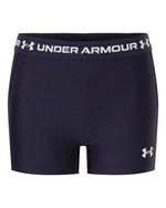 Women's HeatGear 3" Shorty - Midnight Navy/ White