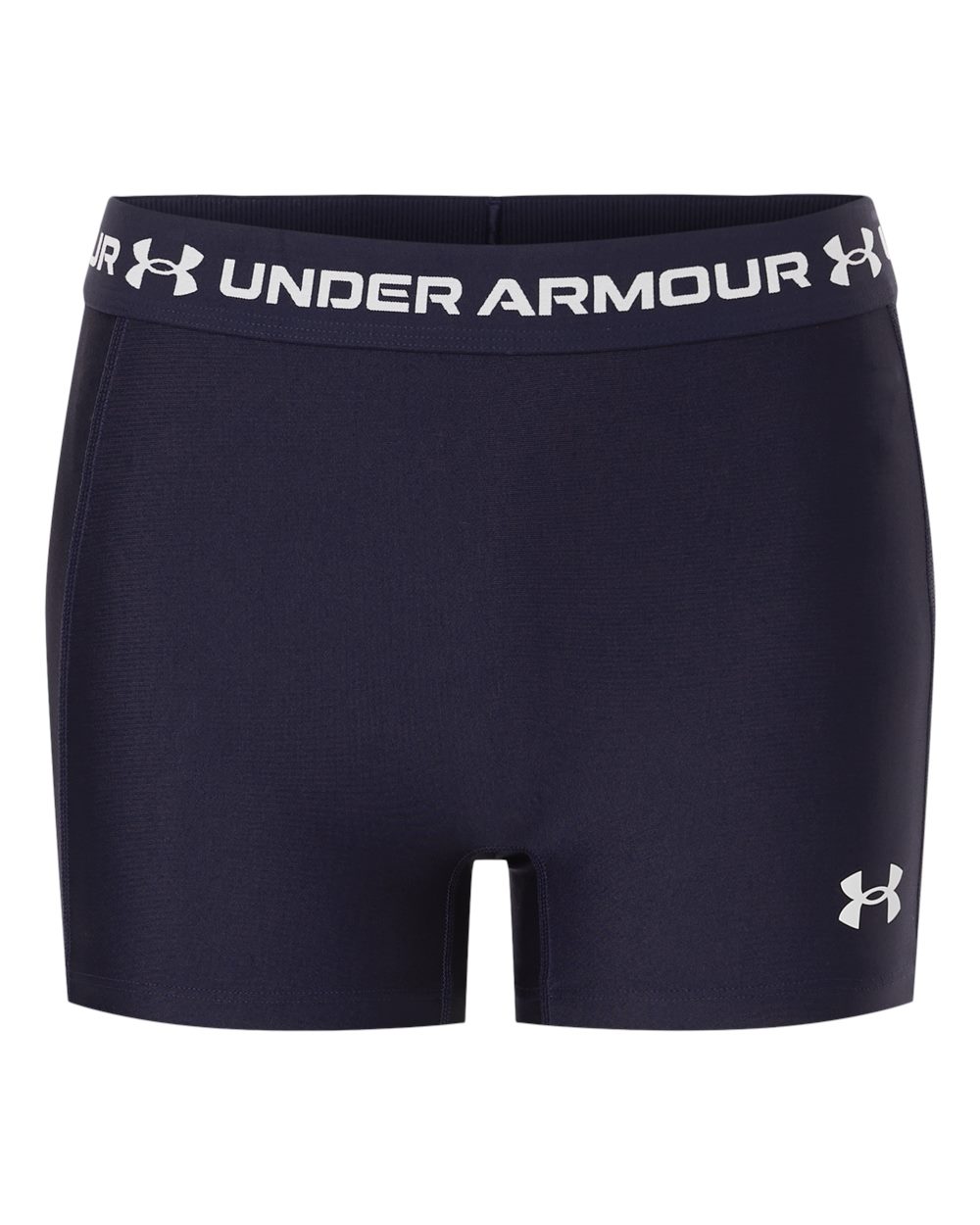 Women's HeatGear 3" Shorty - Midnight Navy/ White