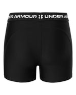 Women's HeatGear 3" Shorty - Ultimate Black/ White