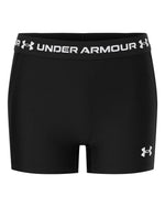 Women's HeatGear 3" Shorty - Ultimate Black/ White