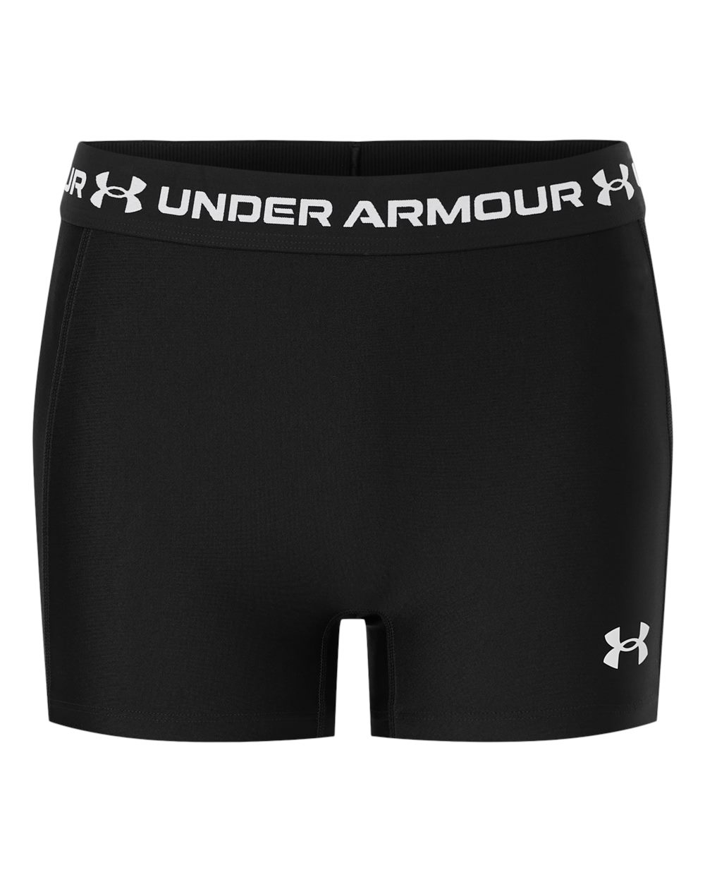 Women's HeatGear 3" Shorty - Ultimate Black/ White