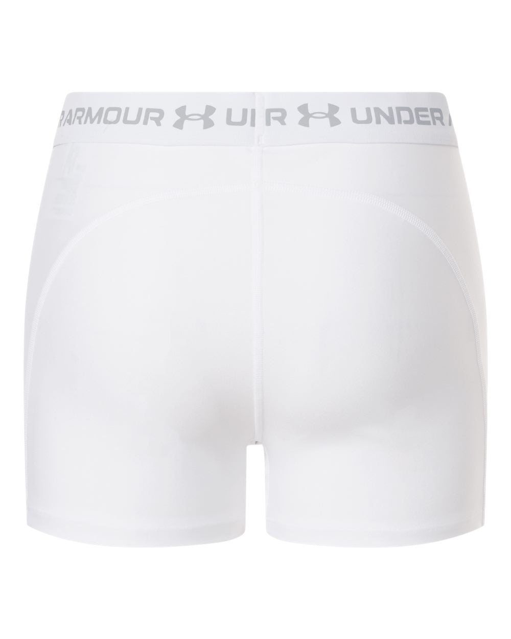 Women's HeatGear 3" Shorty - White/ Halo Grey