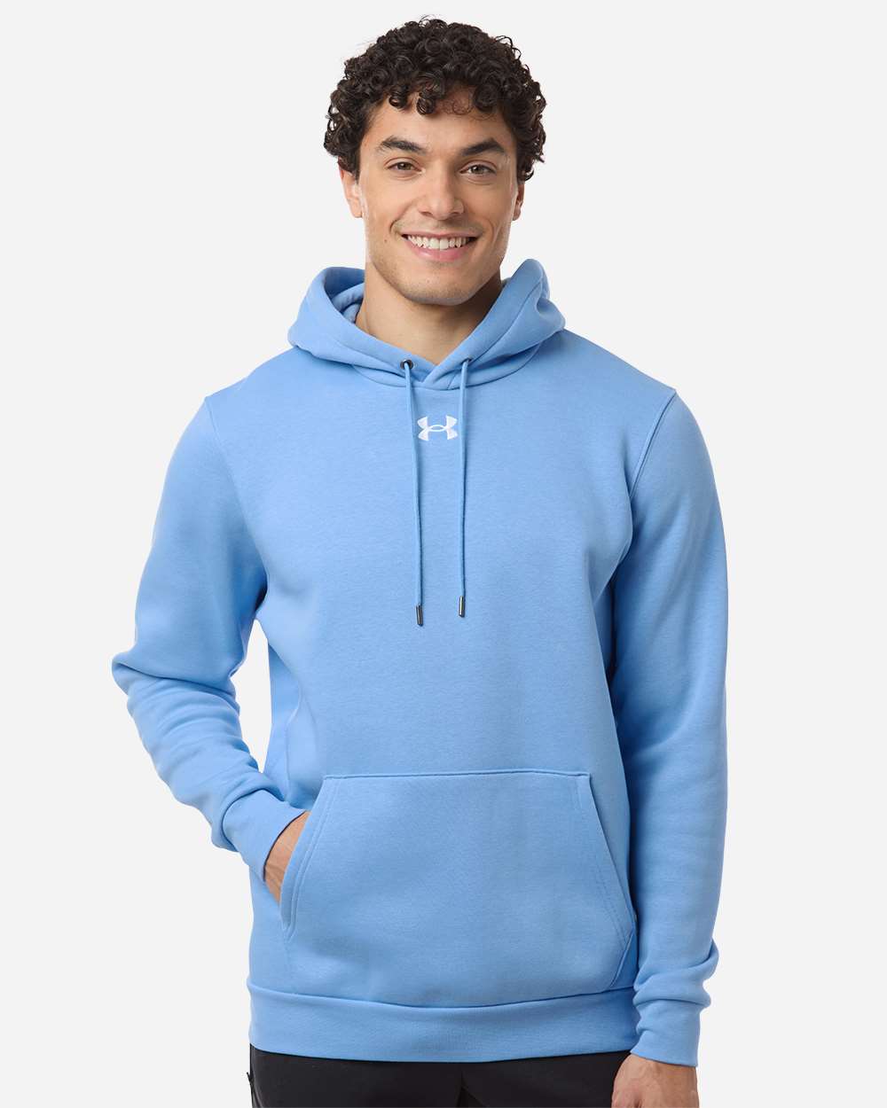 Men's Team Icon Fleece Hooded Sweatshirt - Horizon Blue/ White