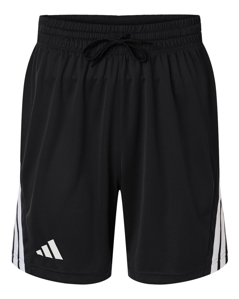 Men's 3-Stripes 7" Shorts - Black/ White