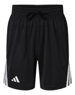 Men's 3-Stripes 7" Shorts - Black/ White