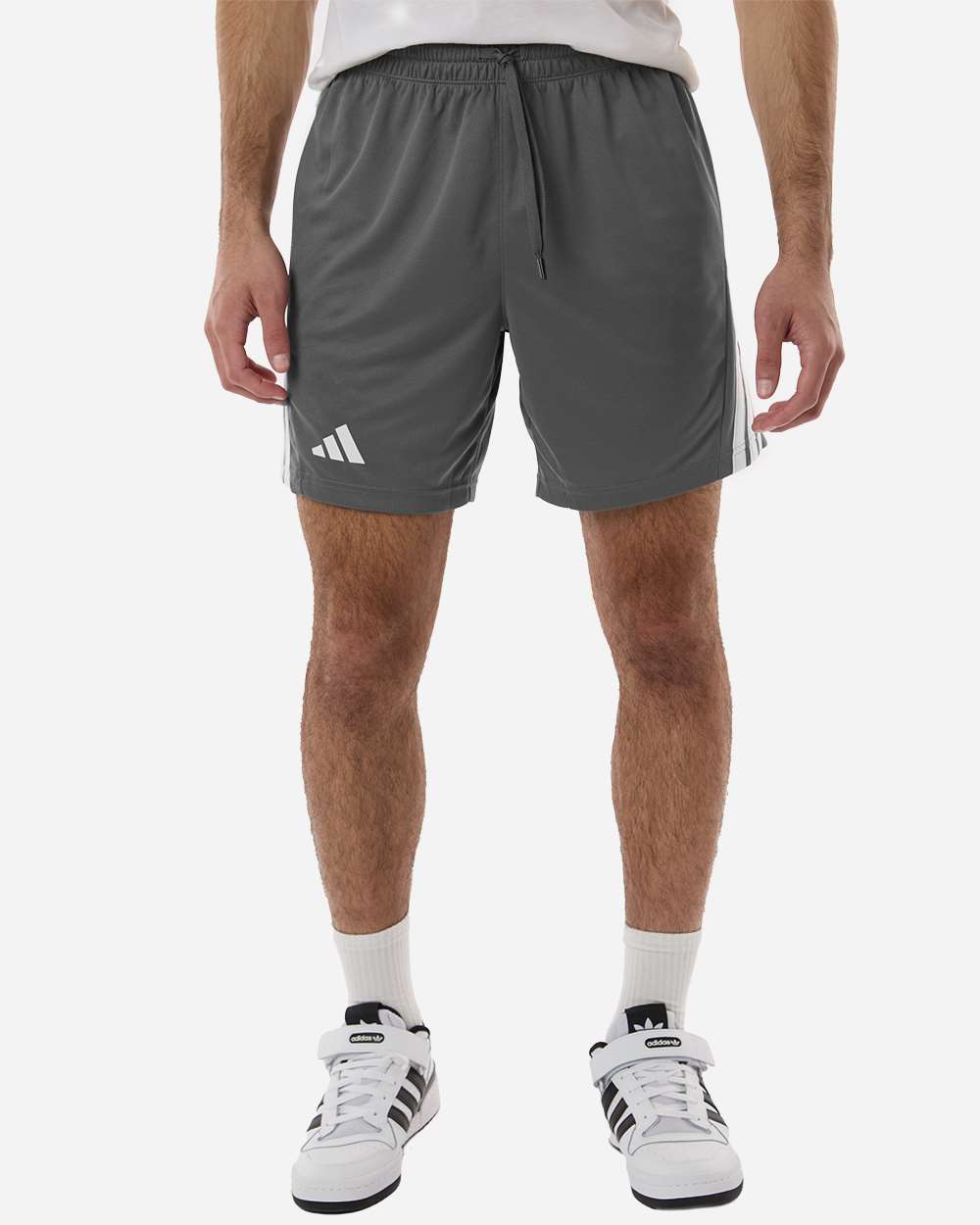 Men's 3-Stripes 7" Shorts - Team Grey Four/ White