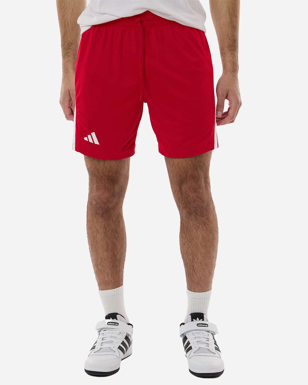 Men's 3-Stripes 7" Shorts - Team Power Red/ White