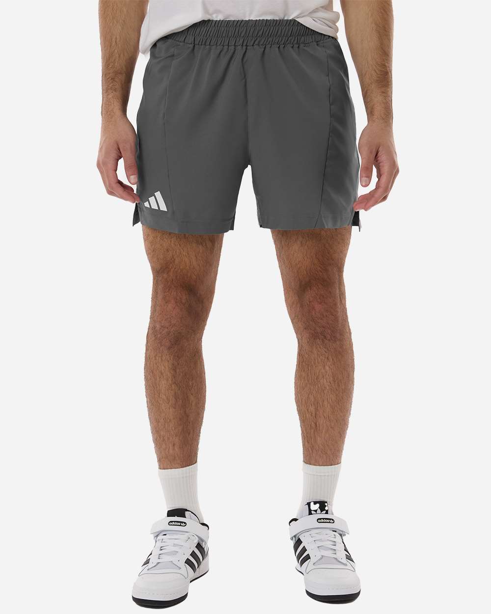 Men's D4T Woven 7" Shorts - Team Grey Four/ White