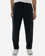 Men's Fleece Sweatpants - Black/ White