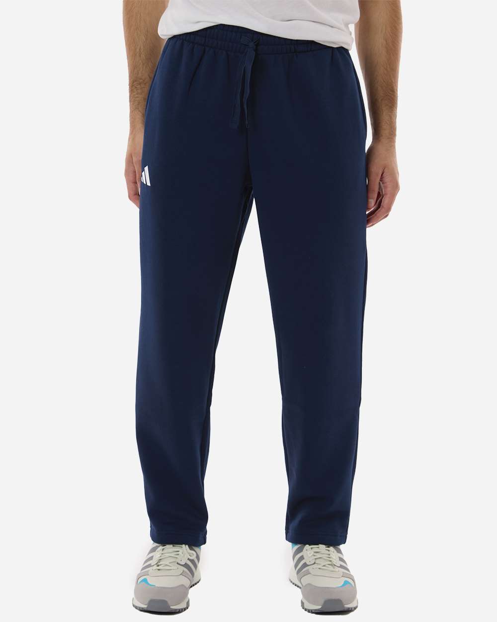Men's Fleece Sweatpants - Team Navy Blue/ White
