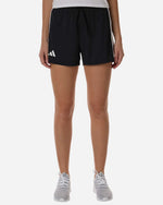 Women's 3-Stripes 3" Shorts - Black/ White