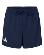 Women's 3-Stripes 3" Shorts - Team Navy Blue/ White