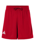 Women's 3-Stripes 3" Shorts - Team Power Red/ White