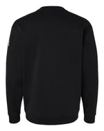 Men's Fleece Crewneck Sweatshirt - Black/ White