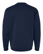 Men's Fleece Crewneck Sweatshirt - Team Navy Blue/ White