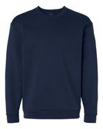 Men's Fleece Crewneck Sweatshirt - Team Navy Blue/ White