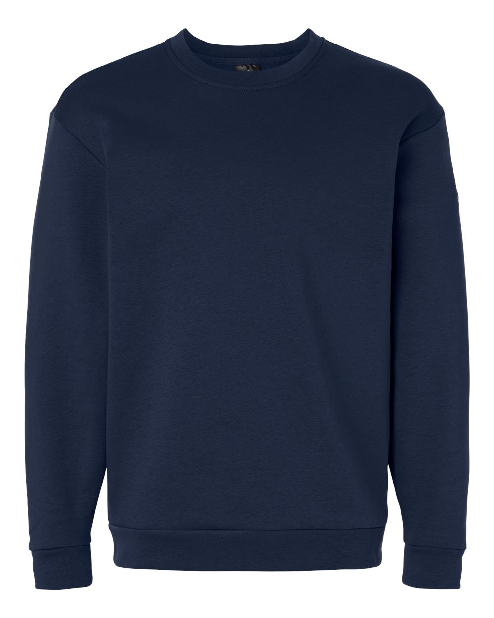 Men's Fleece Crewneck Sweatshirt - Team Navy Blue/ White
