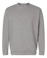 Men's Fleece Crewneck Sweatshirt - Medium Grey Heather/ White