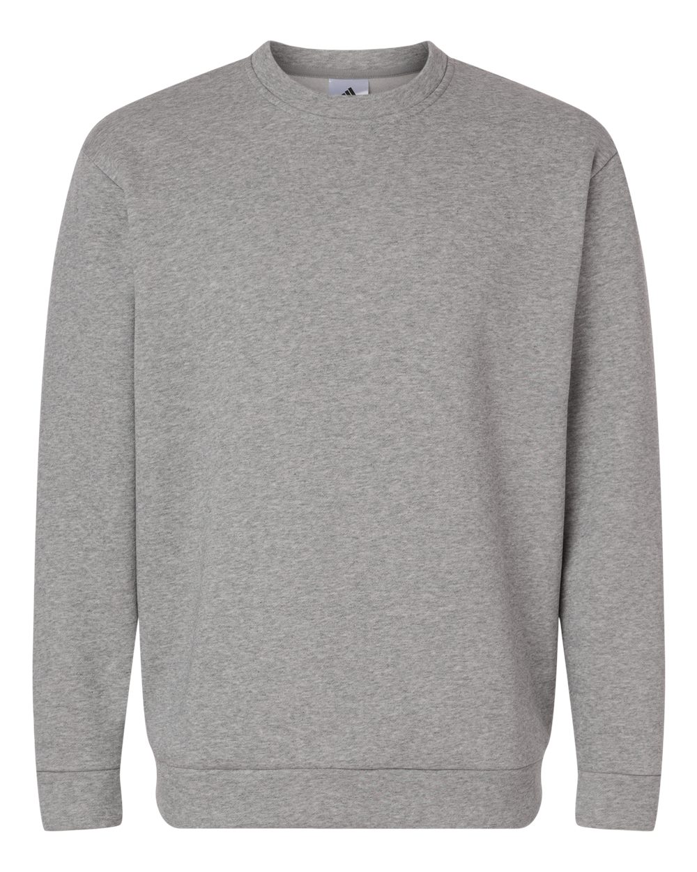 Men's Fleece Crewneck Sweatshirt - Medium Grey Heather/ White