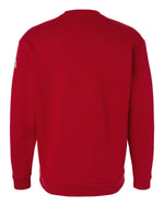 Men's Fleece Crewneck Sweatshirt - Team Power Red/ White