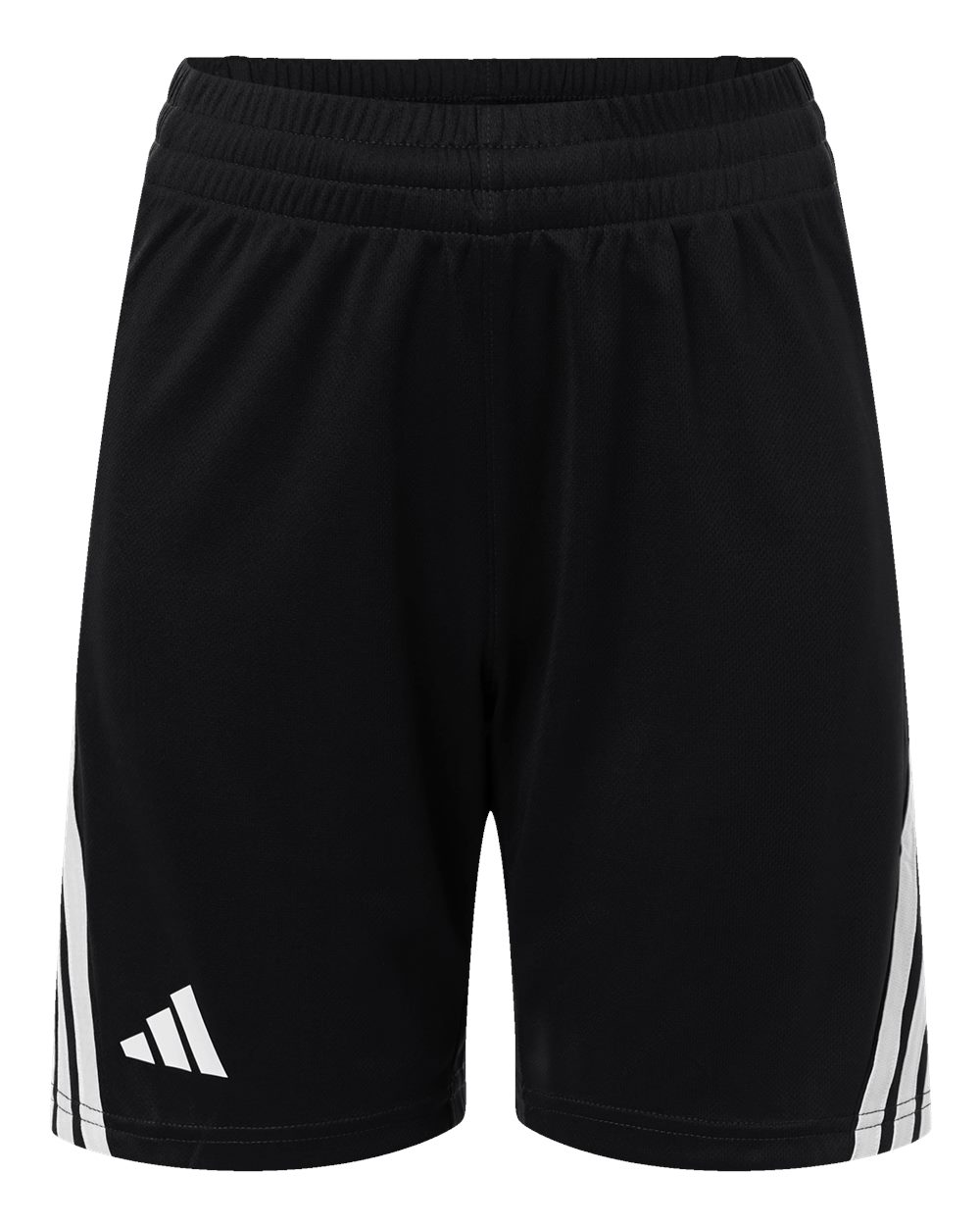 Youth 3-Stripes 7" Shorts - Black/ White