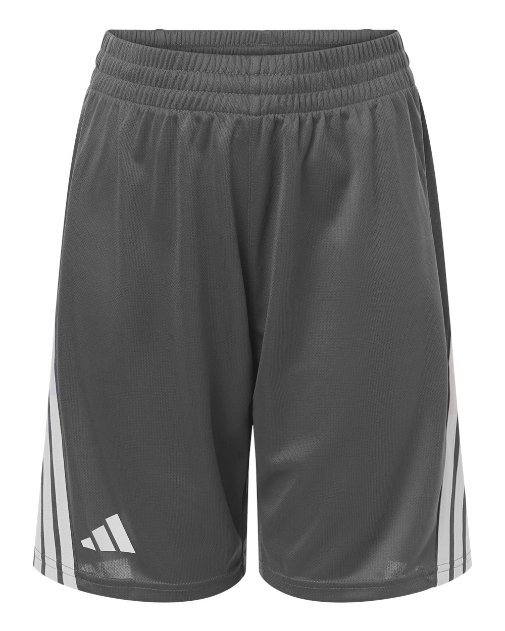 Youth 3-Stripes 7" Shorts - Team Grey Four/ White