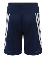 Youth 3-Stripes 7" Shorts - Collegiate Navy/ White