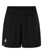 Women's D4T Woven 3" Shorts - Black/ White