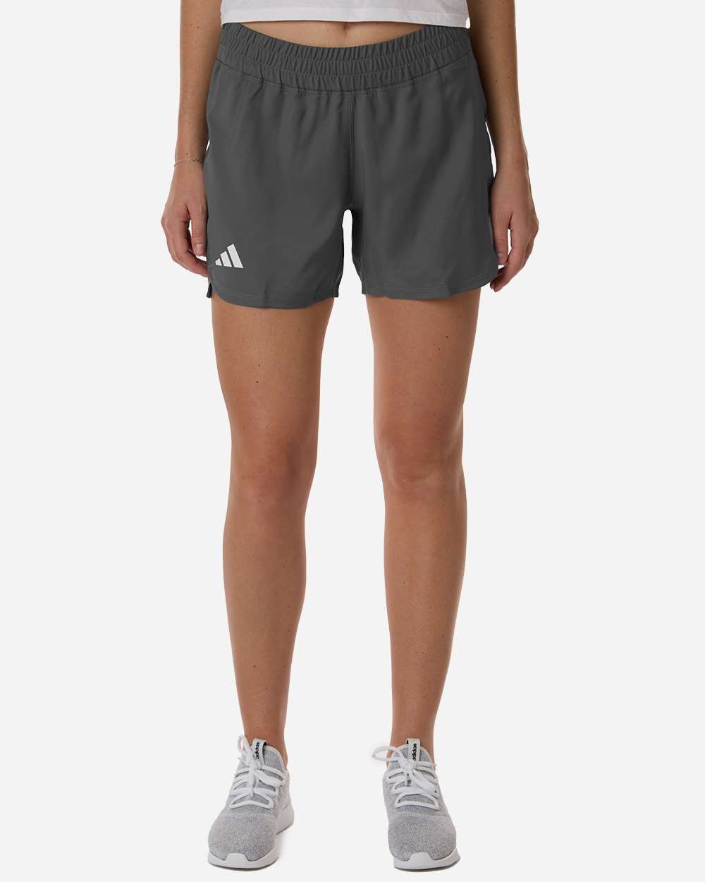 Women's D4T Woven 3" Shorts - Team Grey Four/ White