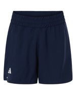 Women's D4T Woven 3" Shorts - Team Navy Blue/ White