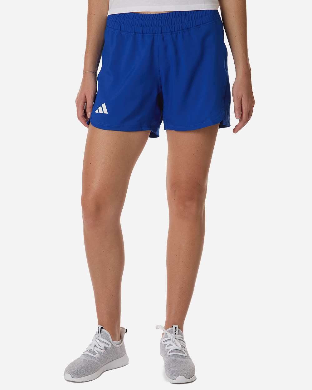 Women's D4T Woven 3" Shorts - Team Royal Blue/ White