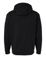 Men's Fleece Hooded Sweatshirt - Black/ White