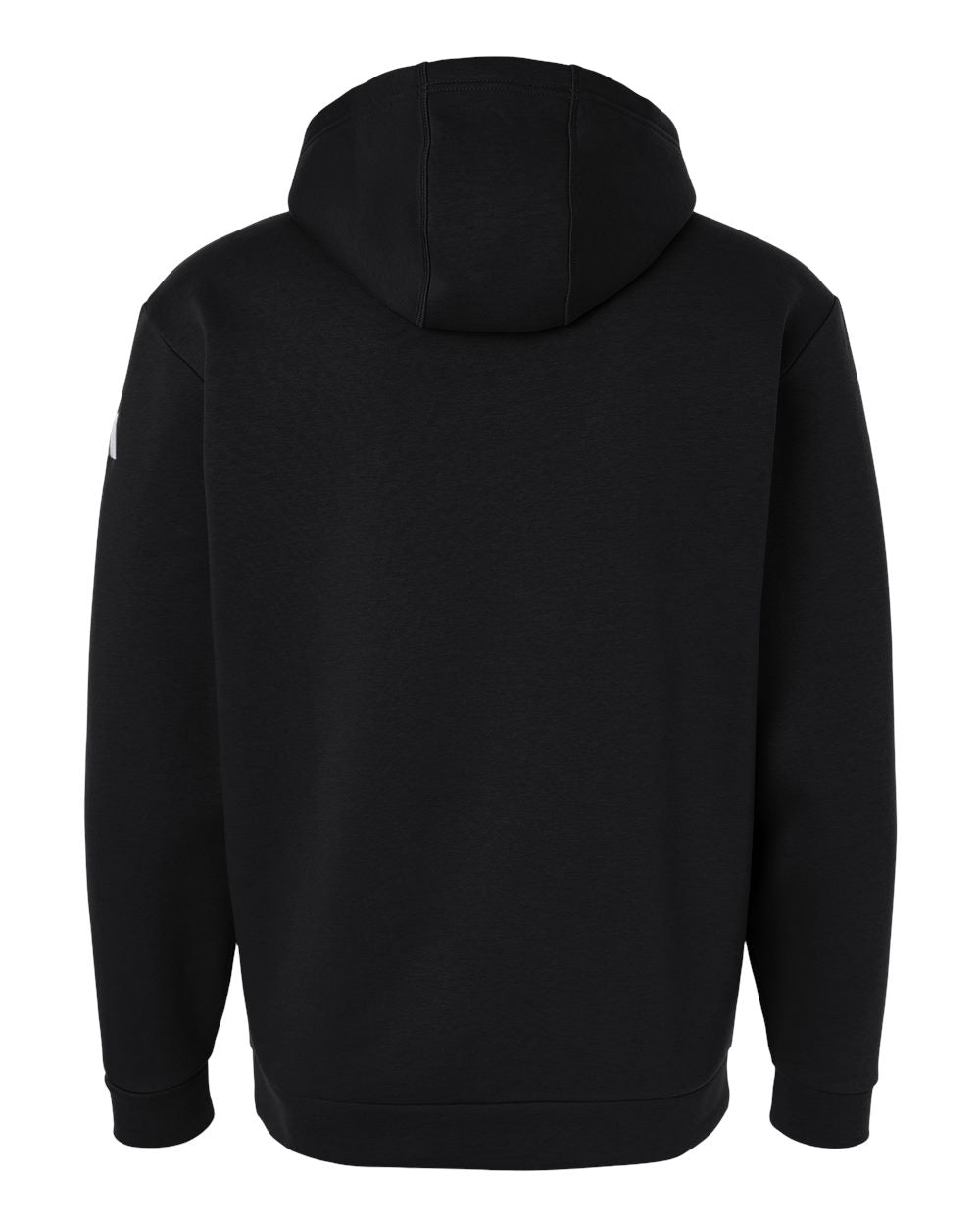 Men's Fleece Hooded Sweatshirt - Black/ White