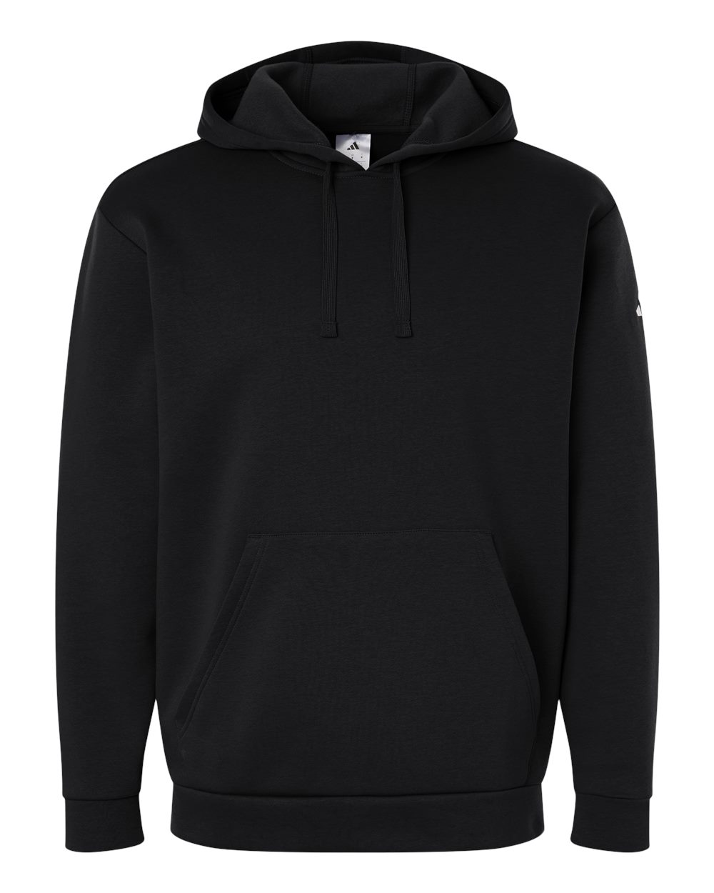 Men's Fleece Hooded Sweatshirt - Black/ White