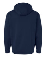 Men's Fleece Hooded Sweatshirt - Team Navy Blue/ White