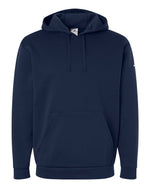 Men's Fleece Hooded Sweatshirt - Team Navy Blue/ White