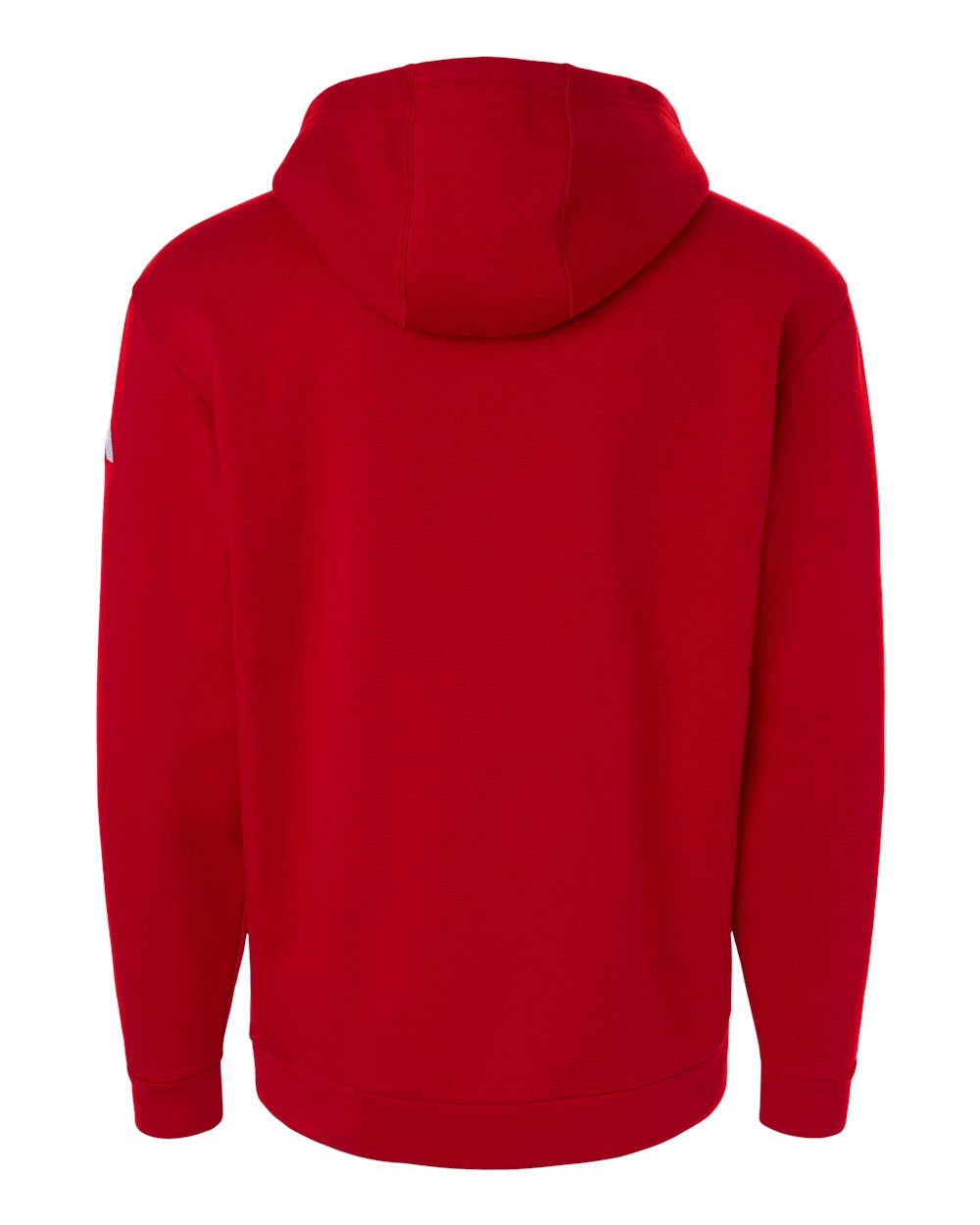 Men's Fleece Hooded Sweatshirt - Team Power Red/ White