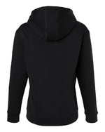 Women's Fleece Hooded Sweatshirt - Black/ White