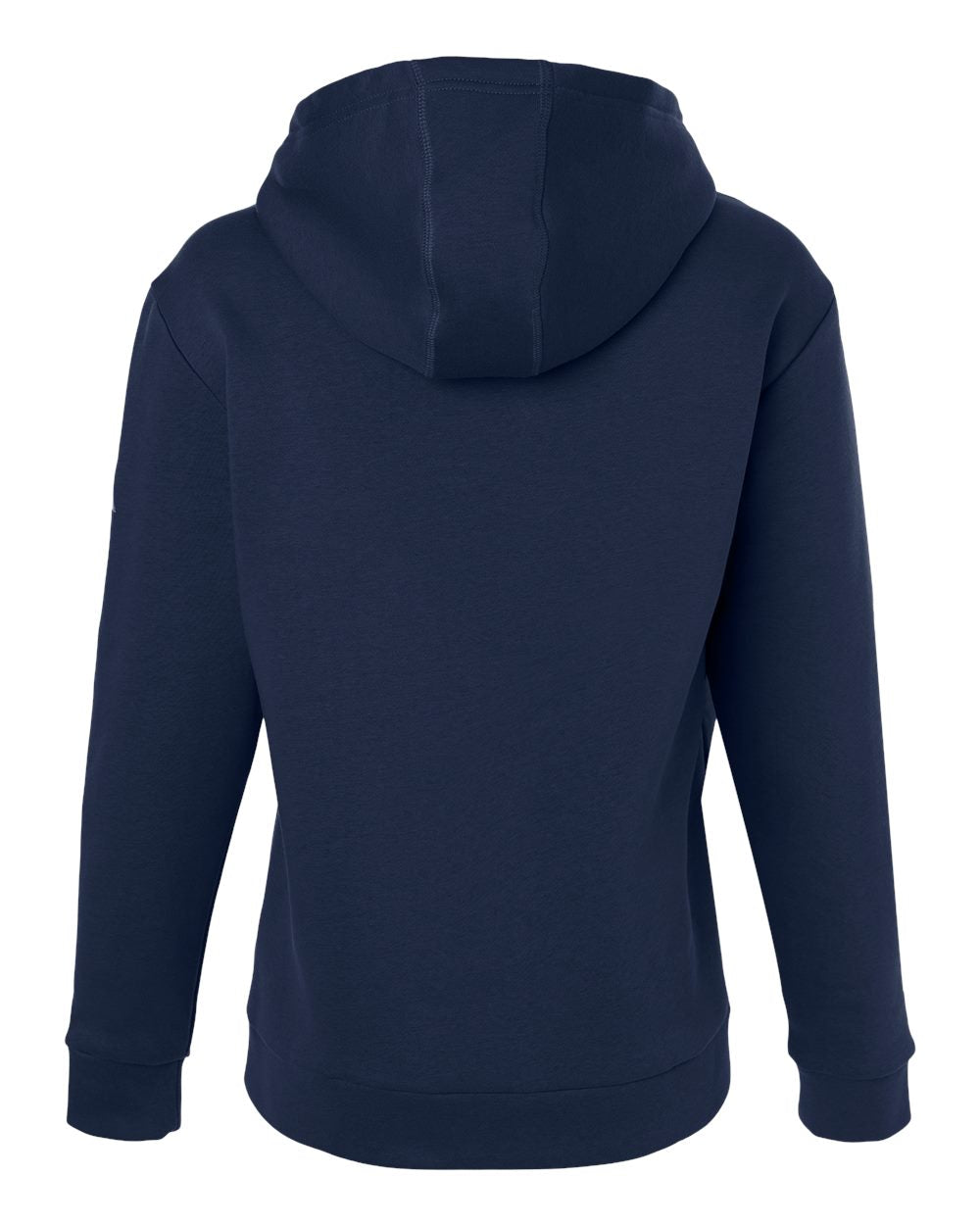 Women's Fleece Hooded Sweatshirt - Team Navy Blue/ White