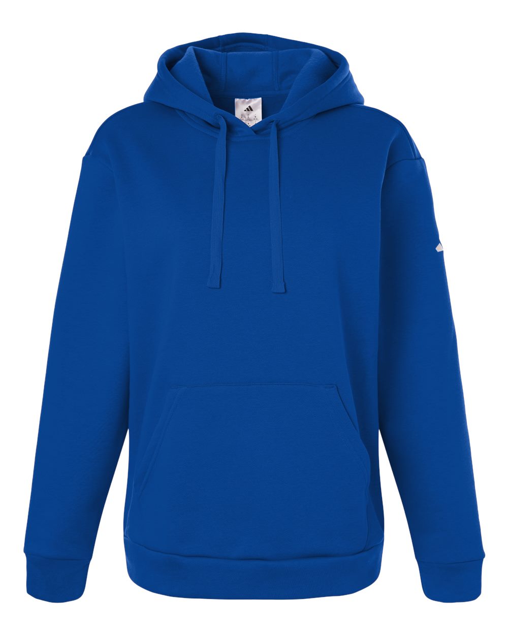 Women's Fleece Hooded Sweatshirt - Team Royal Blue/ White