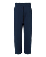Women's Fleece Sweatpants - Team Navy Blue/ White