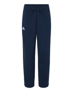 Women's Fleece Sweatpants - Team Navy Blue/ White