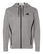 Men's Game & Go Fleece Full-Zip Hooded Sweatshirt - Medium Grey Heather