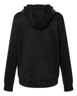 Women's Game & Go Fleece Full-Zip Hooded Sweatshirt - Black/ White