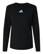 Women's Pregame Long Sleeve T-Shirt - Black/ White